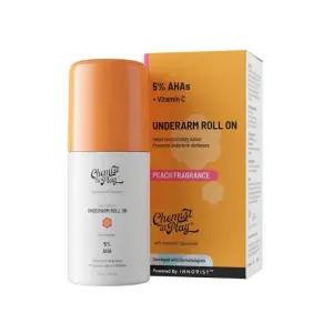 UnderArm Roll-On Deodorant with 5% AHA, Peach Fragrance, 40ml