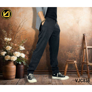 VIRJEANS (VJC838) Summer Chinos Trouser For Men-Black