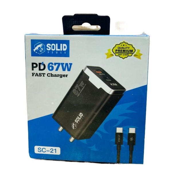 Solid Super Fast Charger Premium Quality (6 Month Warranty) - Image 2