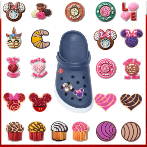 KOJA 1Pcs Kawaii Unisex Crocs Charms Accessories Theme for Shoe Clog