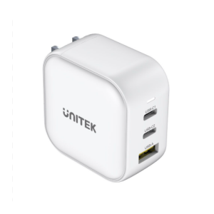 Travel TRI GaN 3 Port 66W Charger with USB and Type-C Portd