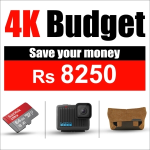 4K BUDGET OFFER - GoPro 4k Camera + Field Pouch + 64GB Memory card