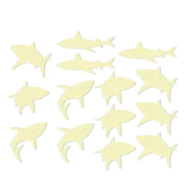 4M Glow In The Dark Sharks - Image 2
