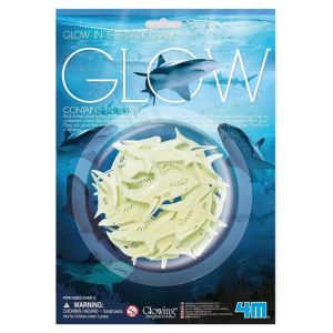 4M Glow In The Dark Sharks