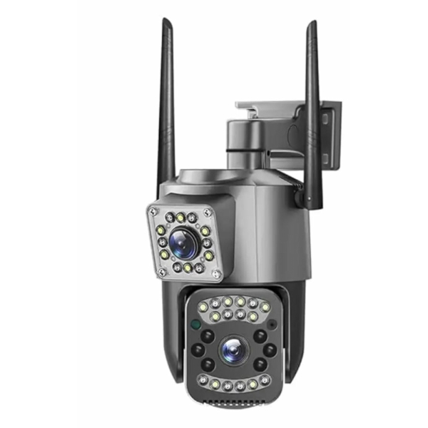 4MP Dual Lens Wireless WiFi CCTV Video Surveillance IP Camera Color Night Vision/Two-Way Audio (2+2mp) - Image 3