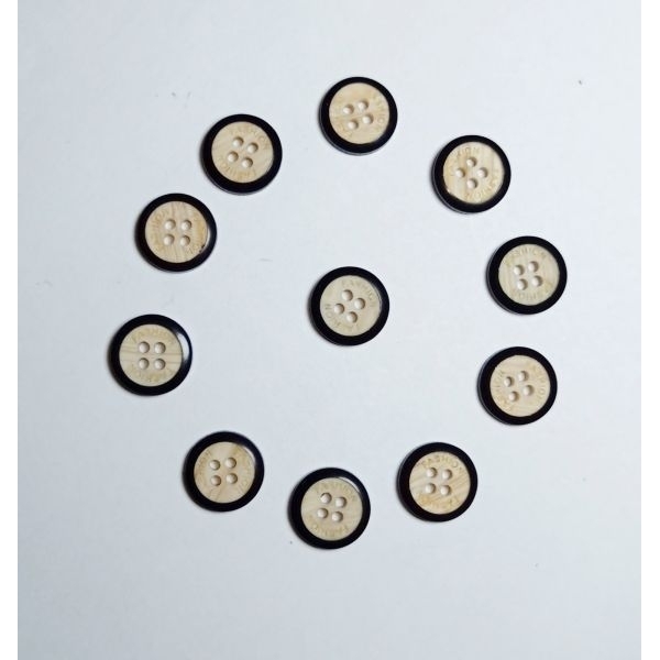 5 Color Button 11 pcs Set, Diameter 1 cm with 4 Holes for Sewing Kaj Button On Shirts Art and Craft Knitting Dress Making Random Colors - Image 4