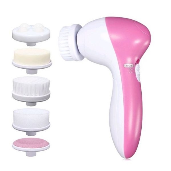 5 In 1 Beauty Care Face Massager For Facial Blackhead Removing Exfoliating And Massaging - Image 2