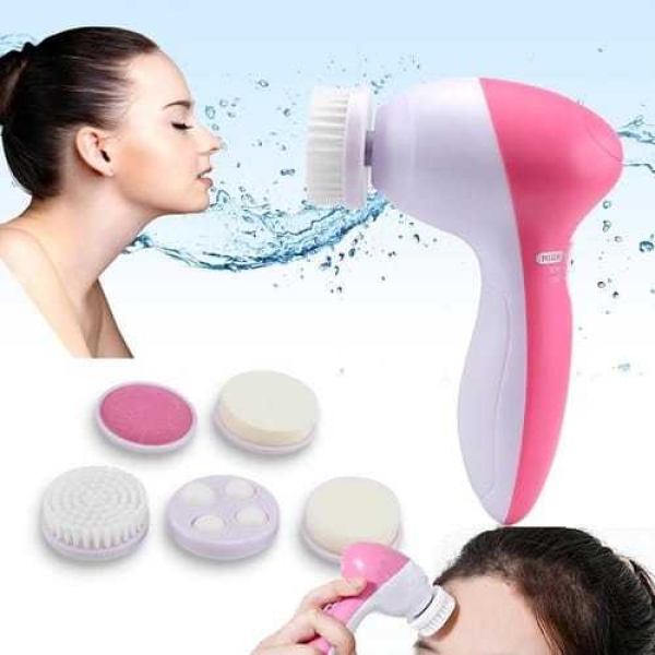 5 In 1 Beauty Care Face Massager For Facial Blackhead Removing Exfoliating And Massaging - Image 3