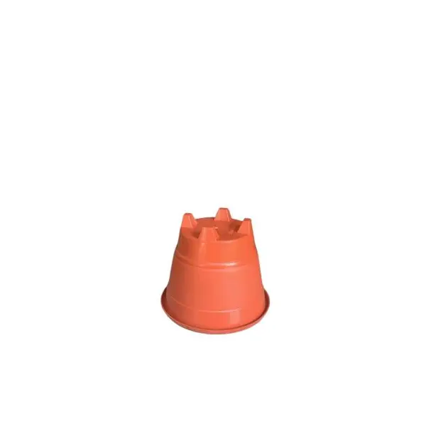 5 Pcs 9 Inch Beautiful Plastic Flower Pot - Image 2