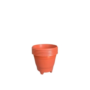 5 Pcs 9 Inch Beautiful Plastic Flower Pot
