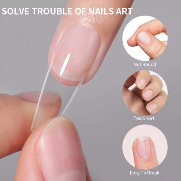 500pcs & 320pcs Tip Nails For Gel Nail Extension Square Nail Coffin Shape Nail for Professional Nail Technicians Tip Nails Box - Image 5