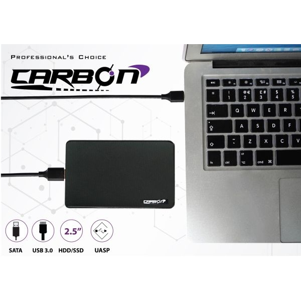 Carbon CR-201 5Gbps Premium Hard Disk Case External Hard Drive Case - Image 4