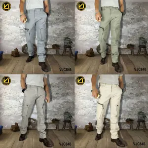 VIRJEANS (VJC846) Stretchable Cargo Box Pant For Men-All Colors