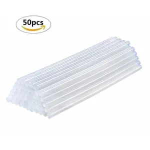 50Pcs 190Mm Length Transparent Hot Melt Glue Sticks