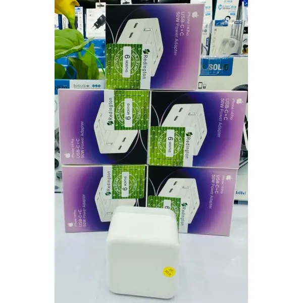 50W Dual USB-C Port Uk 3Pin Adaptor For 14, 15 & 16 All Model - Image 3