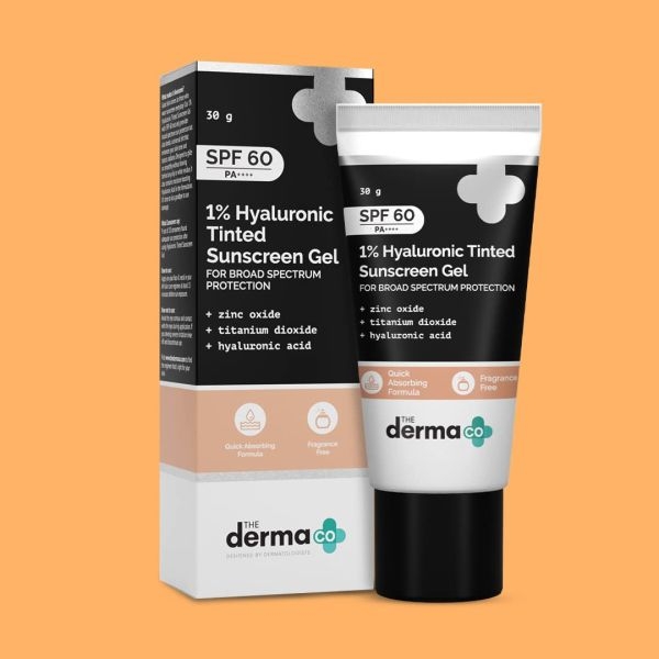 The Derma Co 1% Hyaluronic Tinted Sunscreen- 30g - Image 3