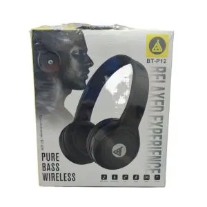 AOMALE P12 Pure Bass Wireless On Ear Headphone (Color May Vary)