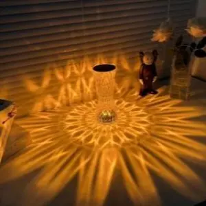LED Table Lamp Vase Shape 3 Color And RGB Smart Home Lights