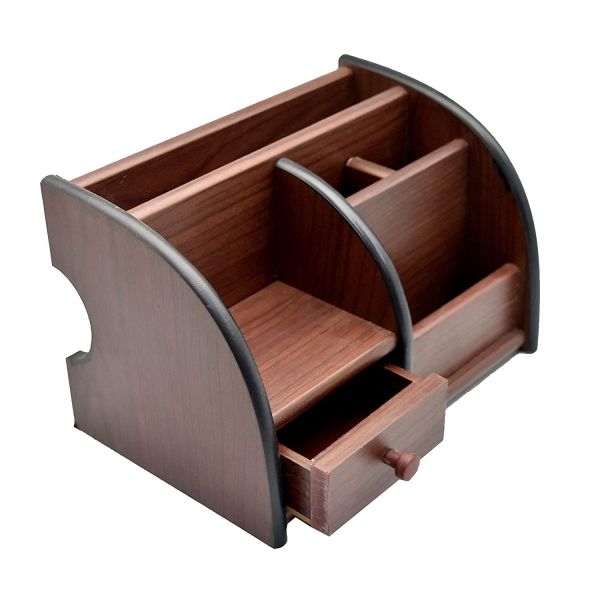 Wooden Pen Stand (Brown) By Mitrata - Image 4