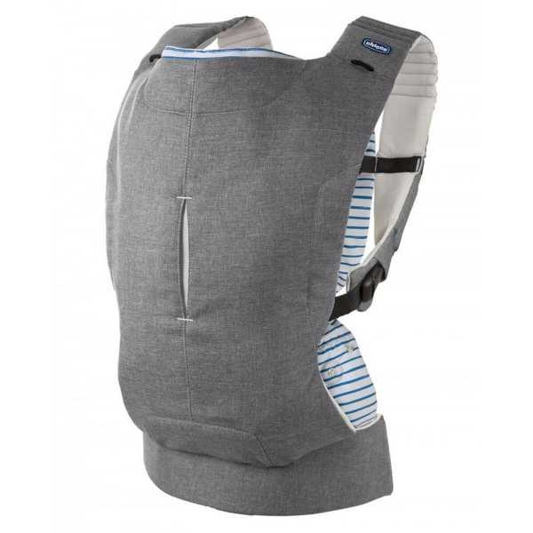Chicco Myamaki Baby Carrier Comp Grey Stripes - Image 2