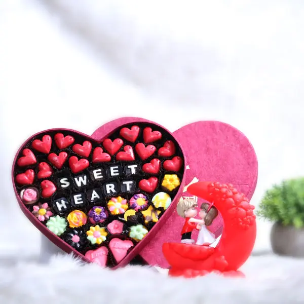Chocolate Box Heart with Gift Frame