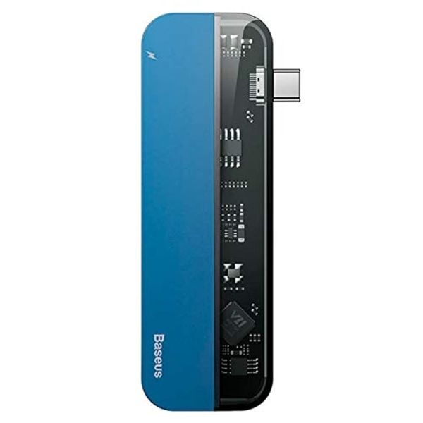 Transparent Series Dual Type-C Multifunctional Hub Adapter - Image 3