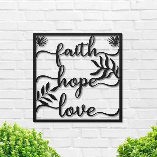 Wooden 3D Motivational Quotes Frames for Wall Decor Positive Energy Black - Image 2