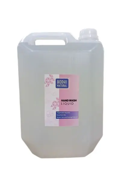 Bodhi Natural Hand Wash Liquid With Plant Based Glyscrin ( Fragrance Free ) (5 Liter)