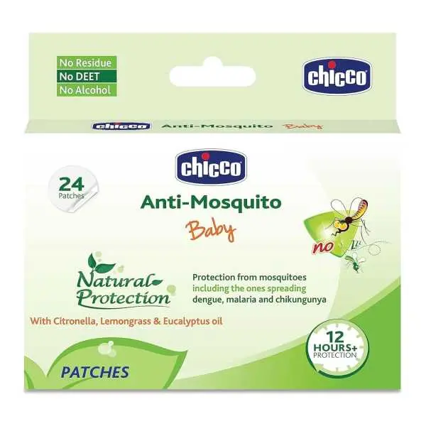 Chicco Anti-Mosquito Baby Patches with the natural protection of 12+ Hours, 1 Pack (24 Patches Inside) - Image 3