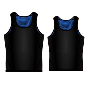 Premium Body Shaper Tank Top - Sauna Vest with Polymer Fabric for Weight Loss & Compression, New