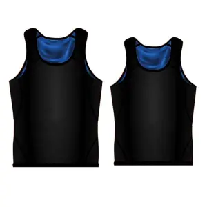 Premium Body Shaper Tank Top - Sauna Vest with Polymer Fabric for Weight Loss & Compression, New