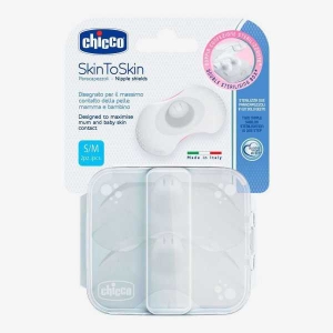 Chicco New Nipple Shields Silicone - S-M
