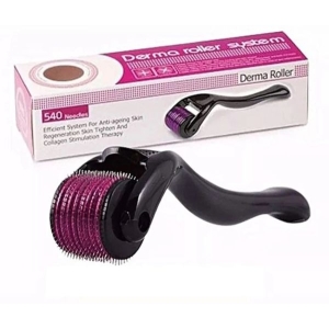 540 Micro Needles Titanium Microneedle Roller: 0.5mm Length for Face Skin Care