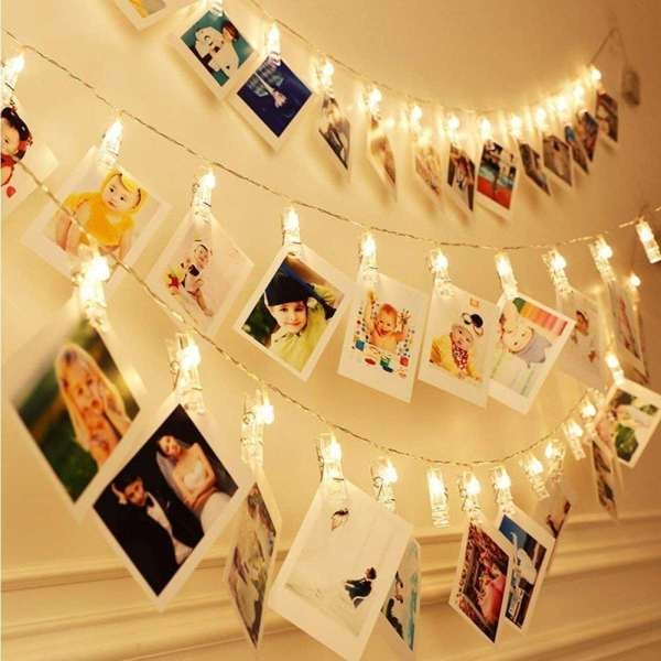 20 Plastic Photo Clip Led String Lights For Home Decor - Image 2