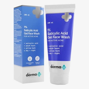 Derma Co 1% Salicylic Acid Gel Face Wash with Salicylic Acid & Witch Hazel - 100ml