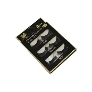 False Eyelashes 3 Pair-5D-03 (Set Of 6)