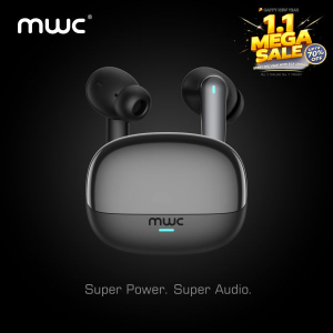 MWC ASVA Pro | Ultra Premium | Hybrid ANC (6 mics) | 10mm±0.1mm Driver | 90H Play Time (800mAh Battery) | 45ms Ultra Low Latency | iPx6 Water Resistance | Dual Device Pairing | Bluetooth 5.4