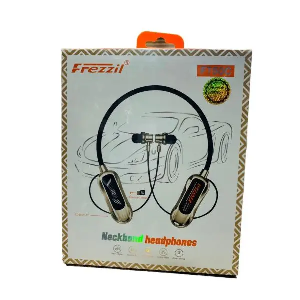 BT-S66 / S67 (Available Will Be Sent) 500mAh Double Battery And Frezzil Neckband  Sport Wireless Music Neckband Earphone - Image 3