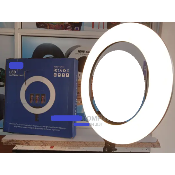 56CM Selfie LED Ring Light with 7 Feet Tripod Stand, Cell Phone Holder Dimmable 3 Light Modes Big Ringlight - Image 3