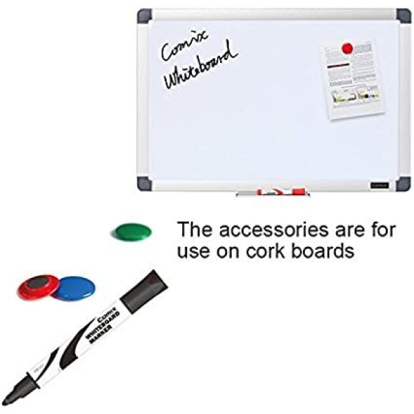 Comix Magnetic Dry Erase White Board 3ftX4ft (Model No. BO9012) White board by Mitrata - Image 3