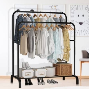 Clothes Hanger Stand Hanger, Double Big Stand Hanger Clothes Hanger, Double Rod Drying Rack