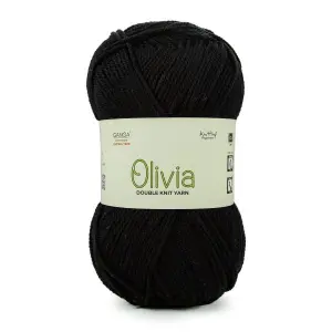 OLV006 Black Ganga Yarn For Knitting