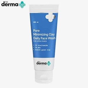 The Derma Co. Pore Minimizing Clay Daily Face Wash with 1% Niacinamide & 2% PHA 100 ml