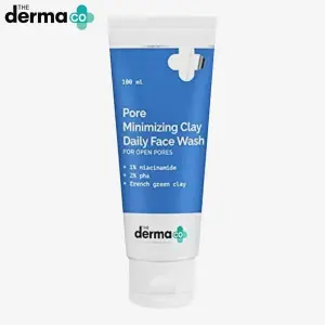 The Derma Co. Pore Minimizing Clay Daily Face Wash with 1% Niacinamide & 2% PHA 100 ml
