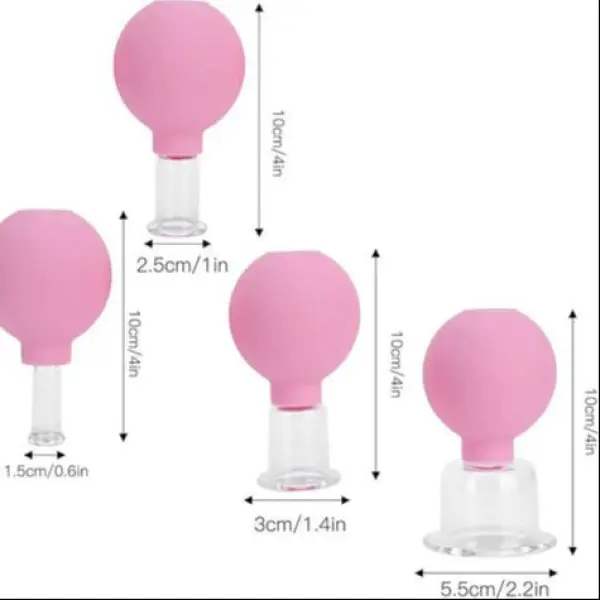 Suction Cupping Thickened Vacuum Cupping Durable Energetic 4 Pieces Set - Image 5