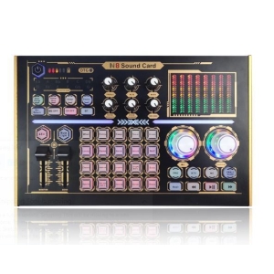 N8 Professional Recording Soundcard PC Mobile Phone Live Broadcast Sound Card Mixer