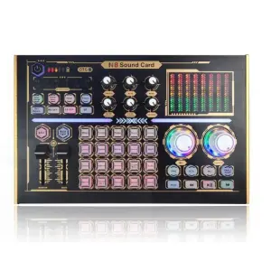 N8 Professional Recording Soundcard PC Mobile Phone Live Broadcast Sound Card Mixer