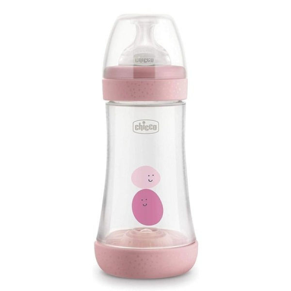 Chicco Feeding Bottle Perfect 5 Pp Girl 240ml Silicone - Image 2