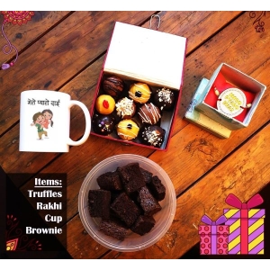 Rakshya Bandhan Chocolate Combo with Delicious Brownie