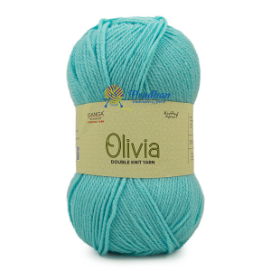 Olv022 Aqua Blue Ganga Oliva Knitting Yarn